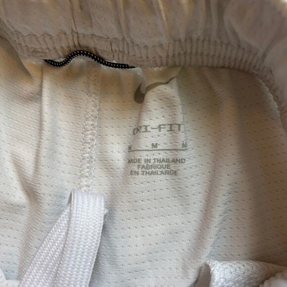 Nike Dri-FIT White and Black Shorts - Size M (10-12Y) - Picture 4 of 5